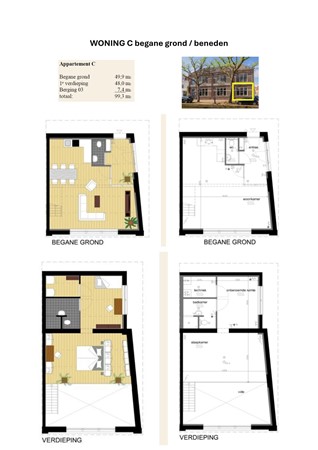Floorplan - Oude Haven 36C, 2871 DJ Schoonhoven